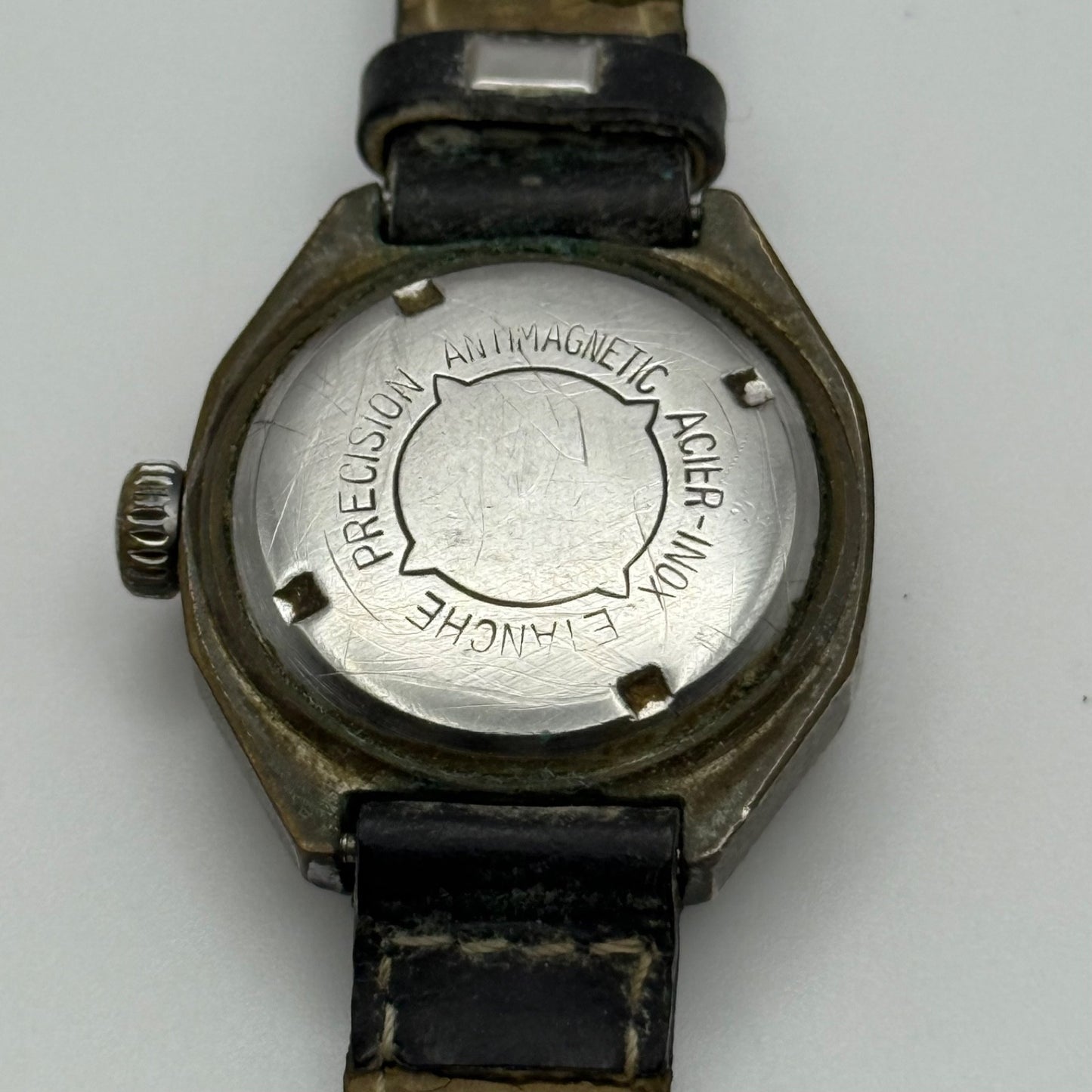 26mm Vintage Utina Etoile Interesting Date Dial Manual Wind Watch PARTS / REPAIR