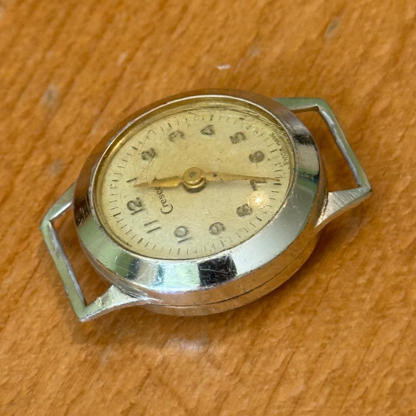 21mm Vintage Crescent Swiss 5 Jewels Ladies Manual Wind Watch PARTS / REPAIR