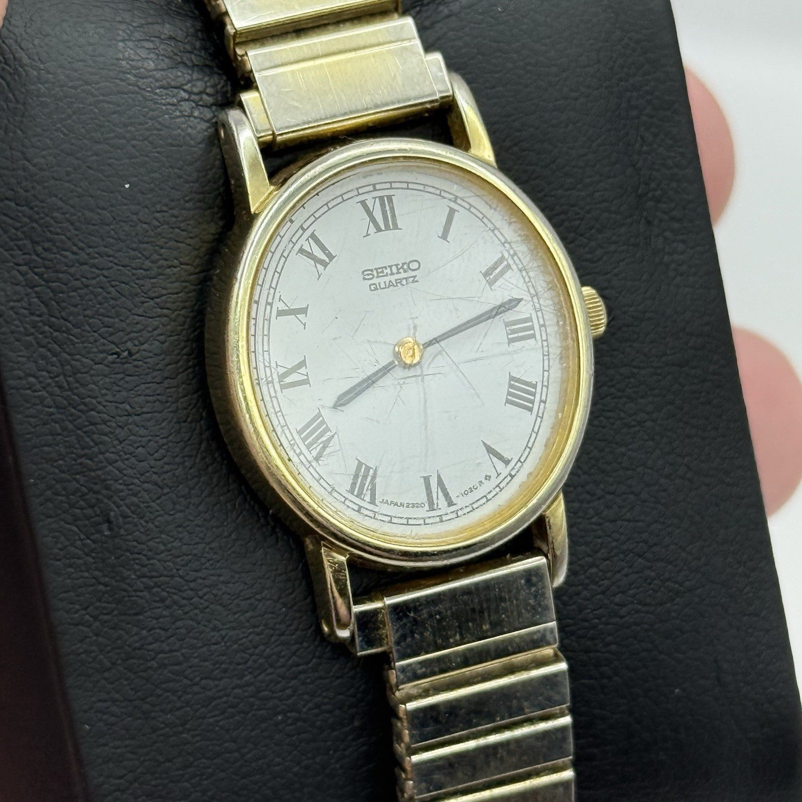 21mm Working Vintage Ladies Seiko 2320-5600 Expandable Strap Japan Quartz Watch