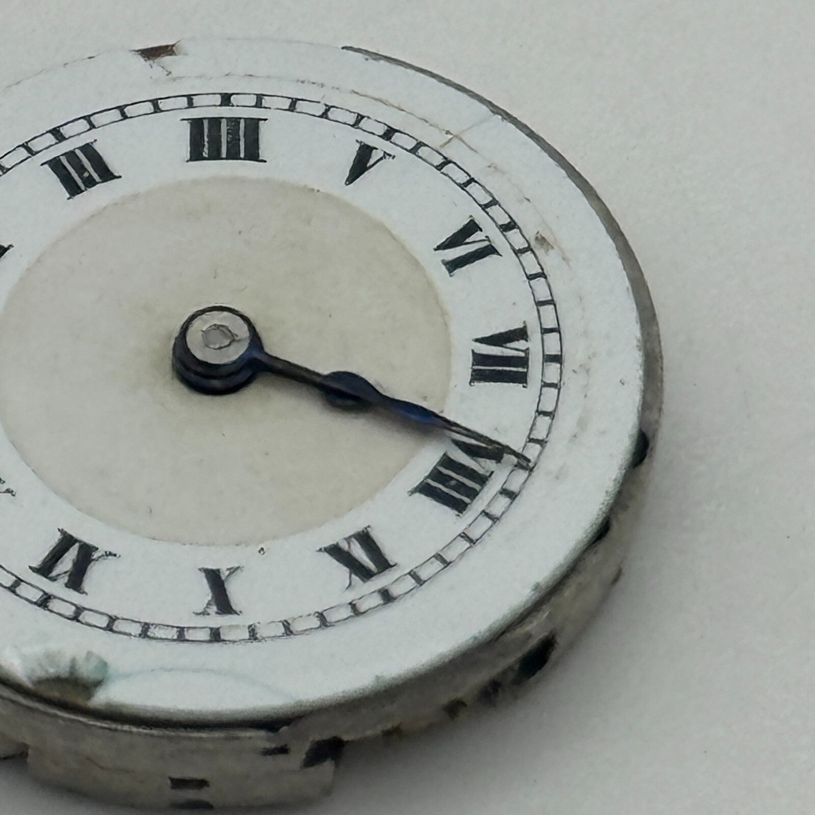 19.7mm Balance Ok Roman Numerals Swiss Bullseye Dial Trench Manual Wind PART