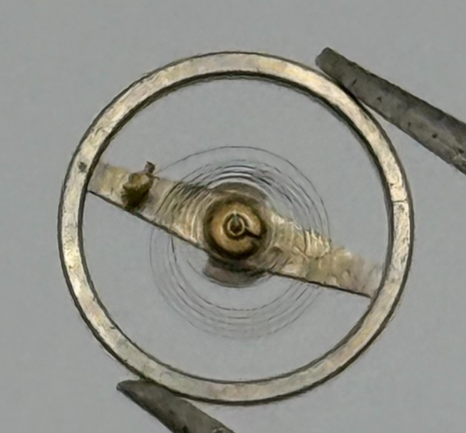 Oris 440 Balance Wheel Complete And Spring  6¾-8’’’ 974 M Watch Movement Parts 