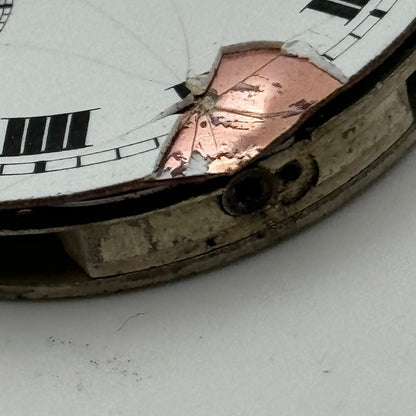 43mm Hunter 15 Jewels Swiss Balance Ok Pocket Watch Movement PARTS REPAIR