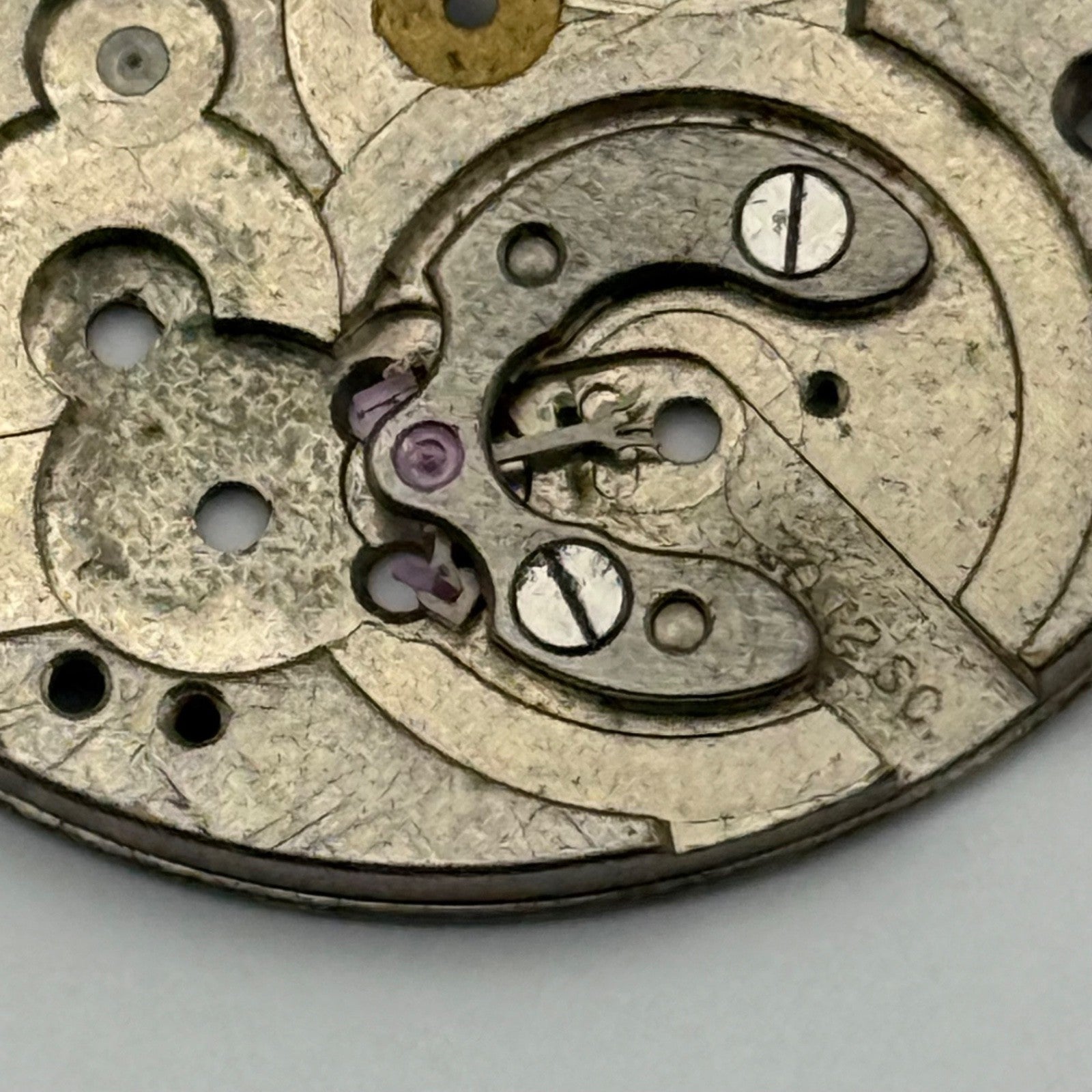 Omega 30T2 SC Watch Movement Main Plate Vintage Swiss Rare Parts Repair 30.5mm