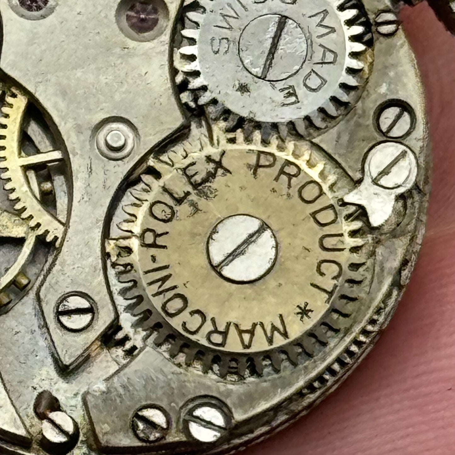 23.6mm Rare Unicorn Rolex Product Marconi Manual Wind Swiss Watch Movement PARTS
