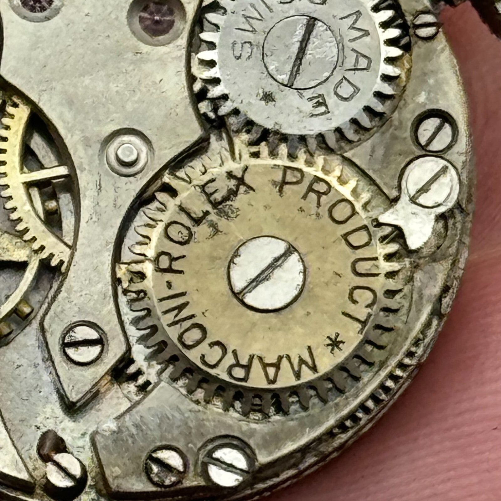 23.6mm Rare Unicorn Rolex Product Marconi Manual Wind Swiss Watch Movement PARTS