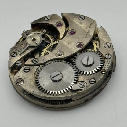 23.7mm 15 Jewels Swiss Porcelain Dial Trench Watch Movement Manual Wind PARTS