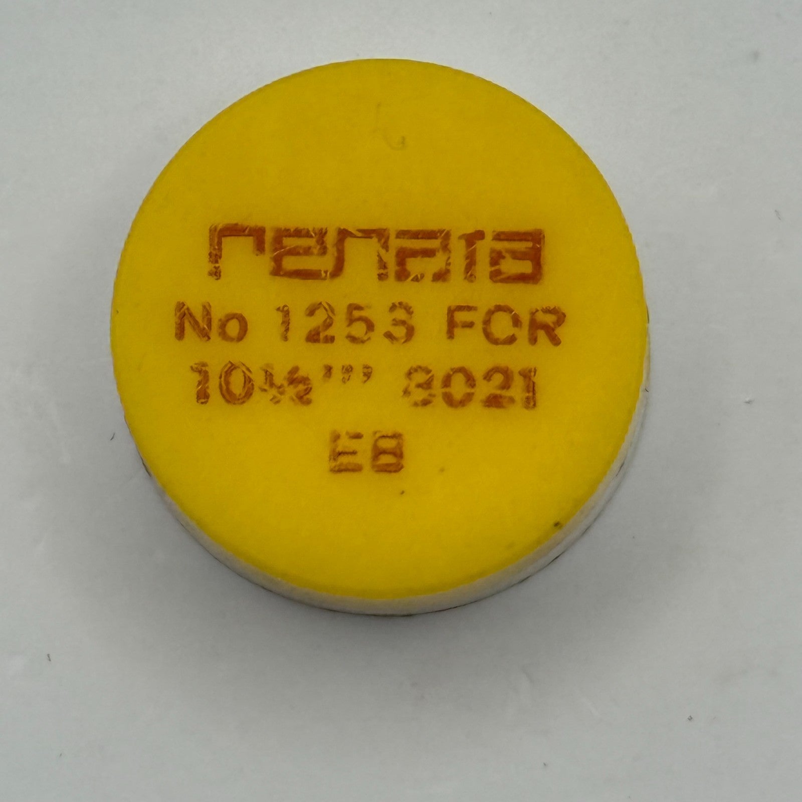 EB 8021 Balance Wheel Complete And Spring 10 1/2''' 1253 Watch Movement Parts 