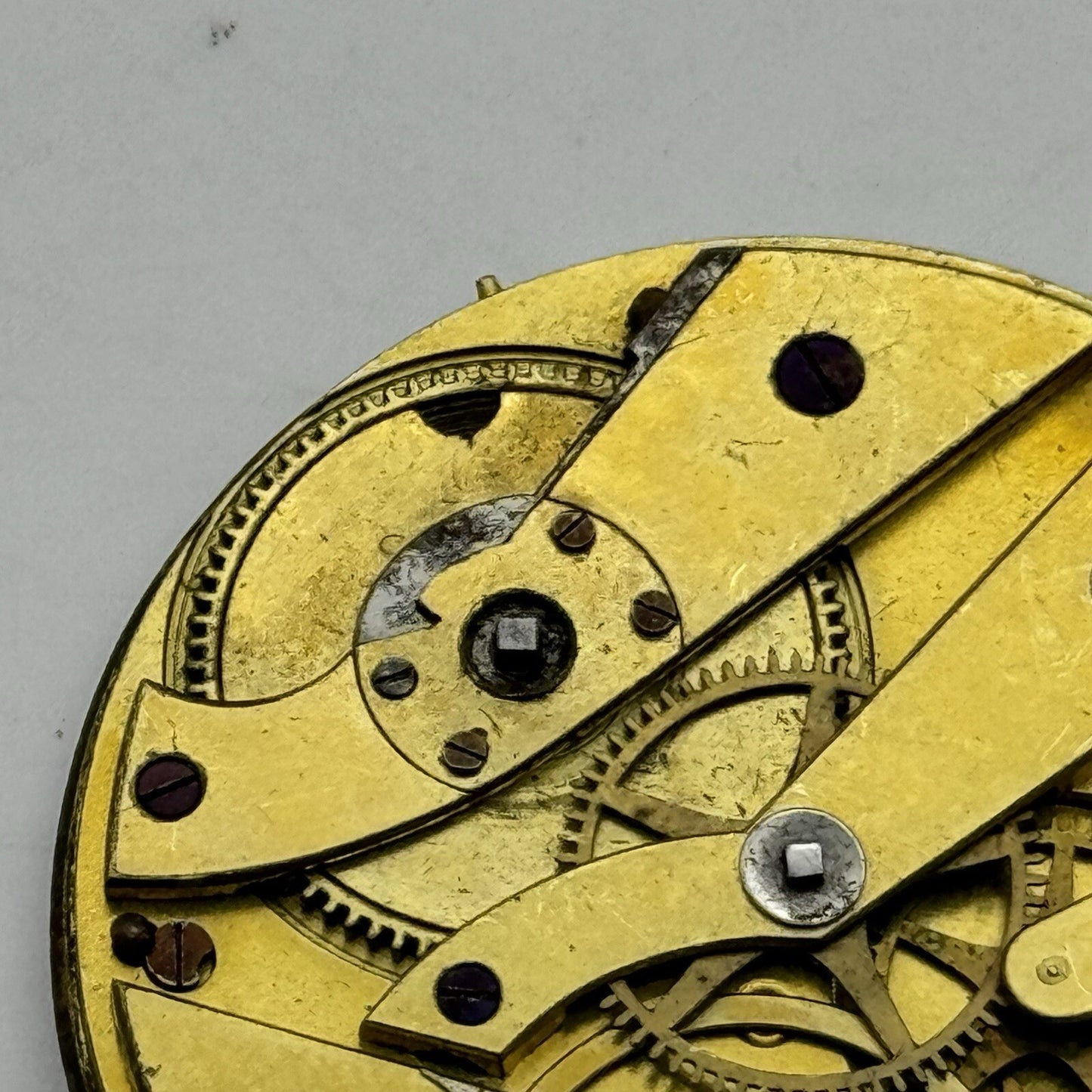 41.5mm 4mm Extra Thin Cylinder Escapement Pocket Watch Movement FOR PARTS REPAIR