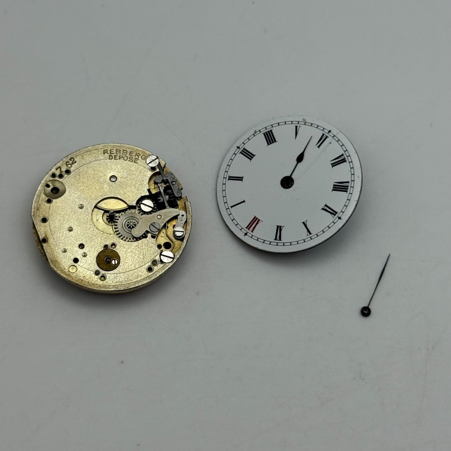 24.3mm Rolex Rebberg Depose 7 Jewels Vintage Antique Watch Movement PARTS REPAIR