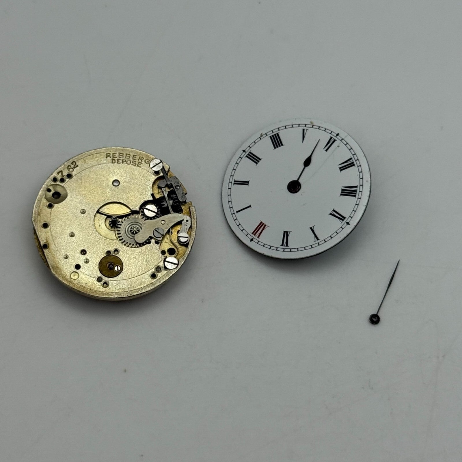 24.3mm Rolex Rebberg Depose 7 Jewels Vintage Antique Watch Movement PARTS REPAIR