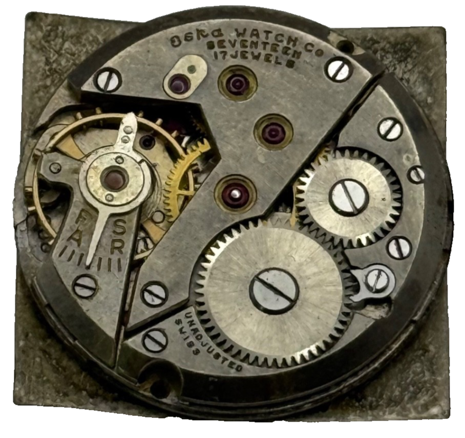 ETA 900 Watch Movement Eska Ticking Manual Wind Vintage Swiss Parts 23.6mm