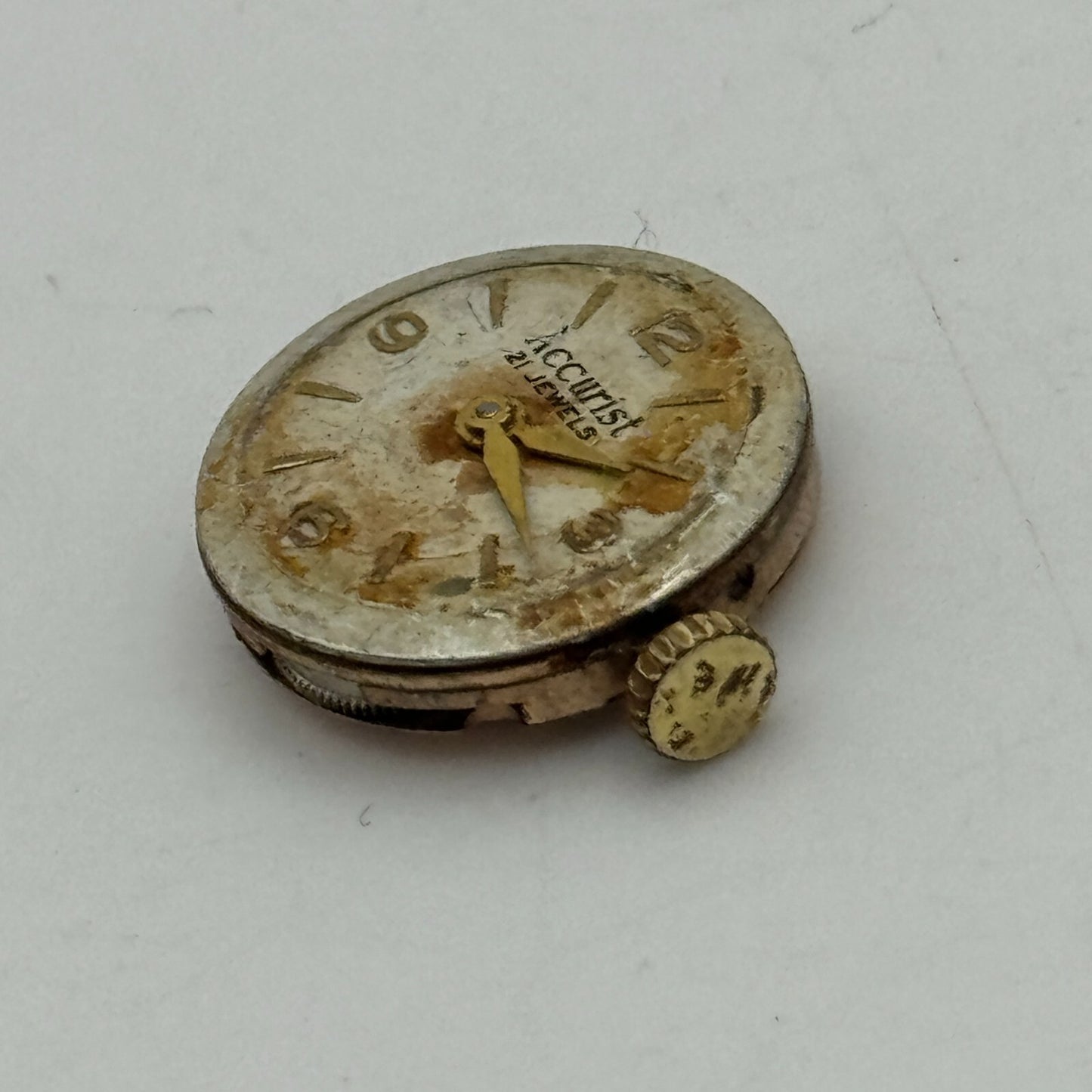15.5mm ETA 2410 Accurist Manual Wind Ladies Watch Movement Swiss Vintage PARTS
