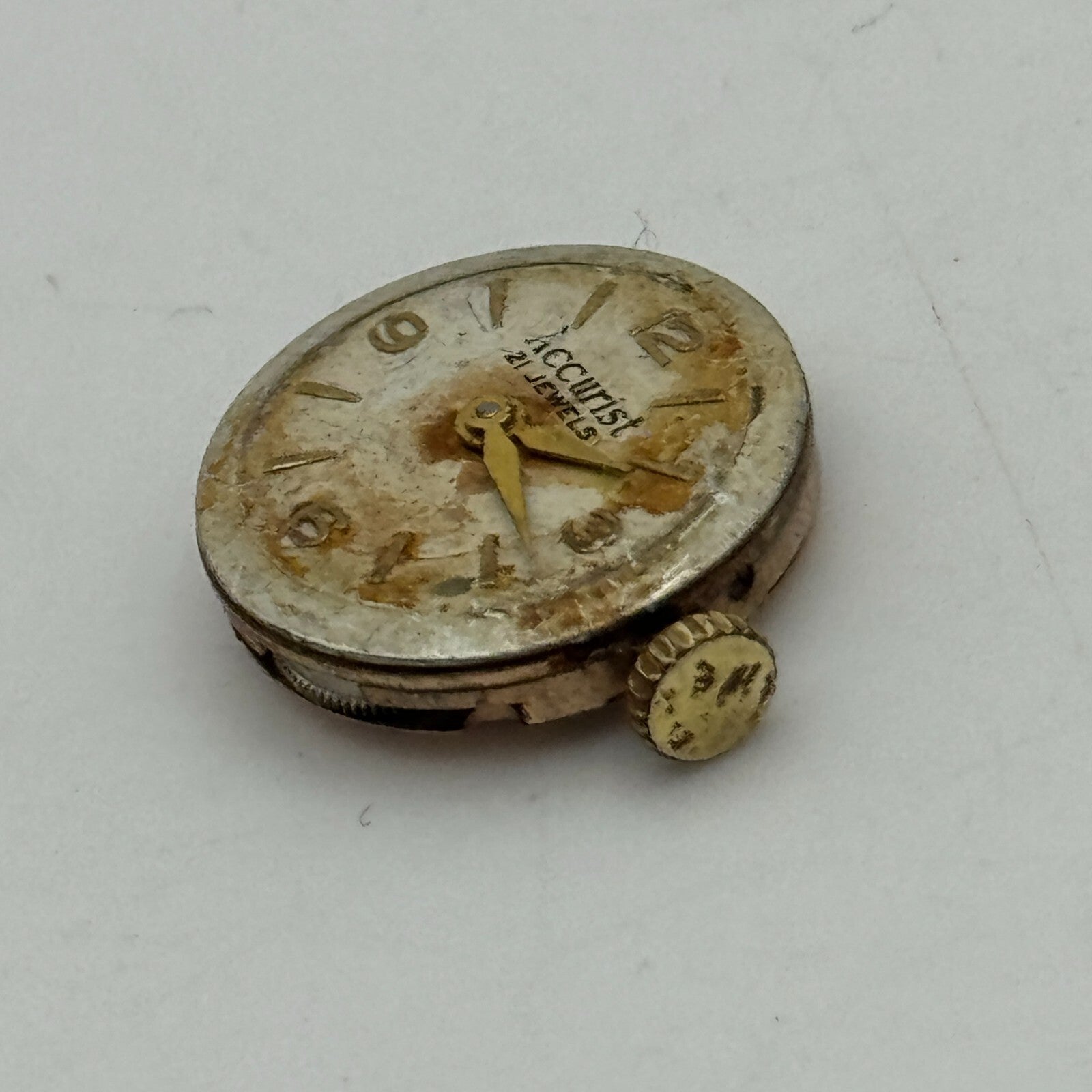 15.5mm ETA 2410 Accurist Manual Wind Ladies Watch Movement Swiss Vintage PARTS