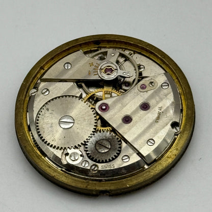 31mm Garrard ETA 1120 Balance Ok Manual Wind Watch Movement Swiss Vintage PARTS