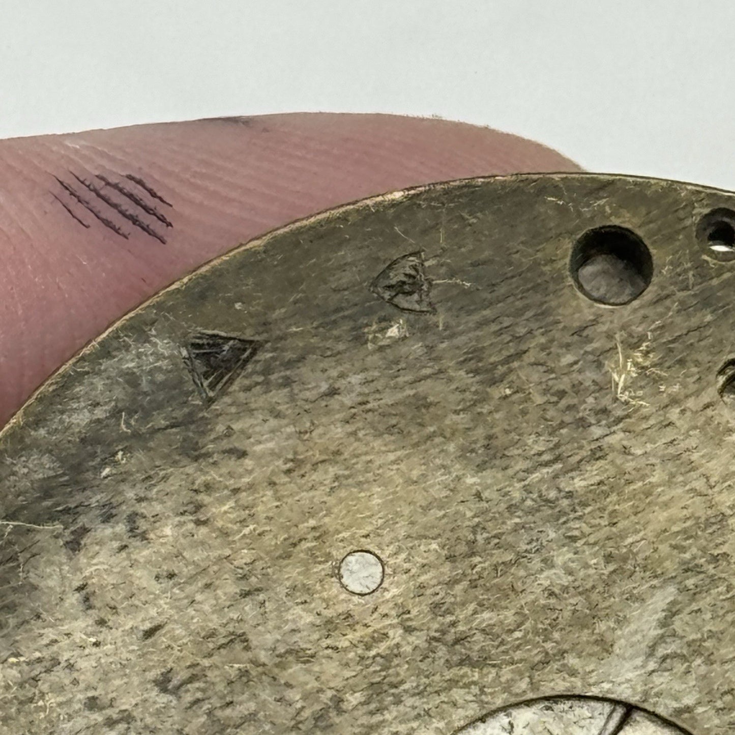 41.4mm Unidentified Thin 7 Jewels Vintage Pocket Watch Movement PARTS REPAIR