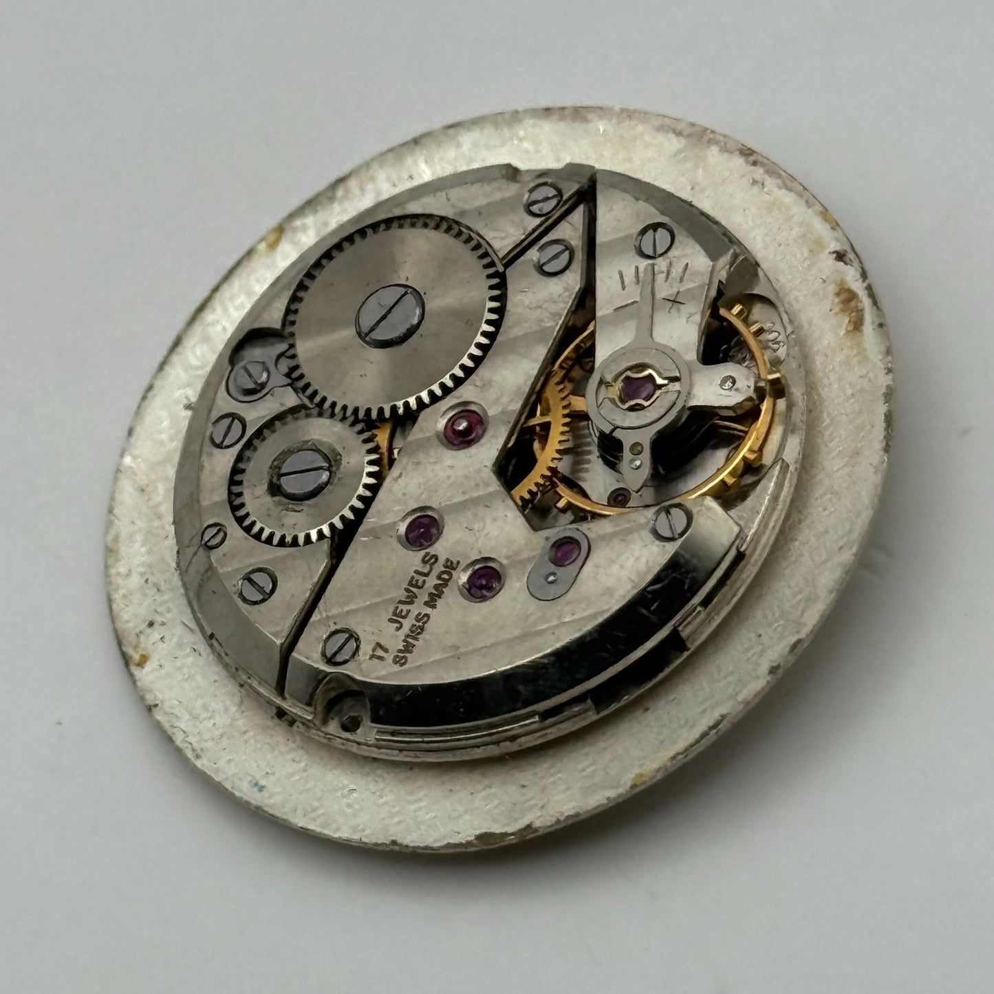 Garrard ETA 900 Watch Movement Manual Wind Vintage Swiss Parts Repair 23.6mm