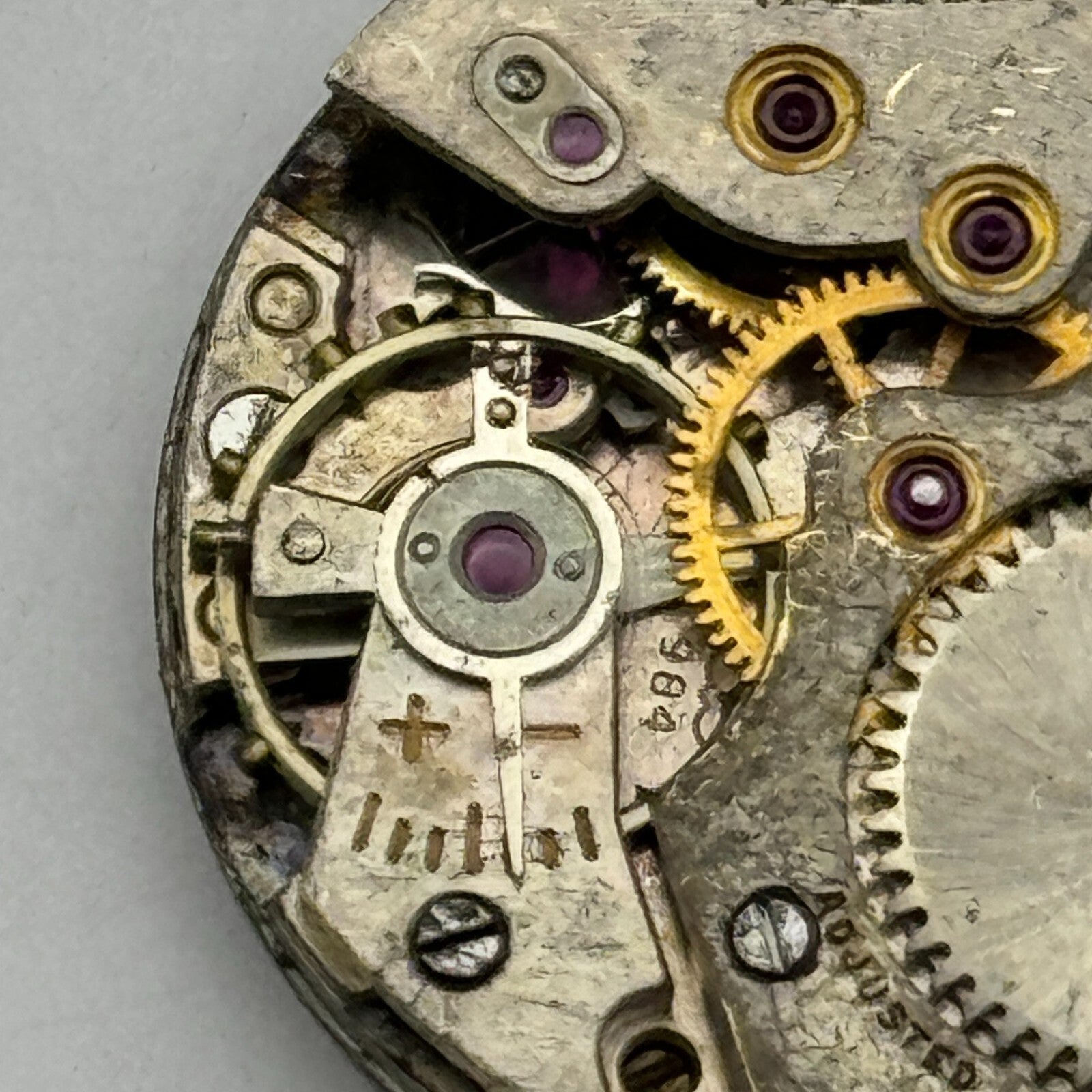 23.6mm Timor AS 984 A Schild Manual Wind Watch Movement Swiss Vintage PARTS