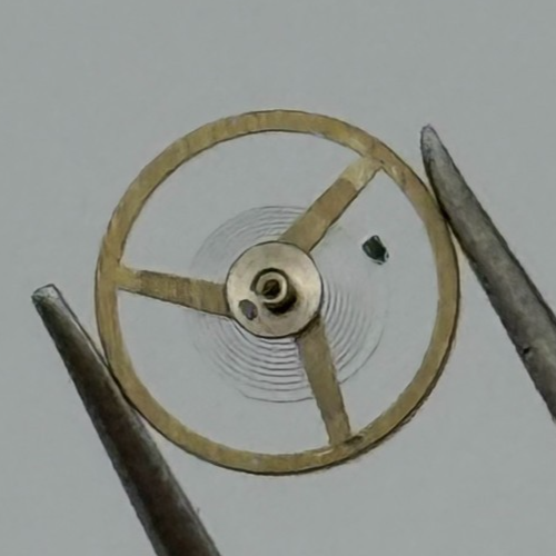 FHF 59-21 Balance Wheel Complete And Spring  1353 Watch Movement Parts NOS