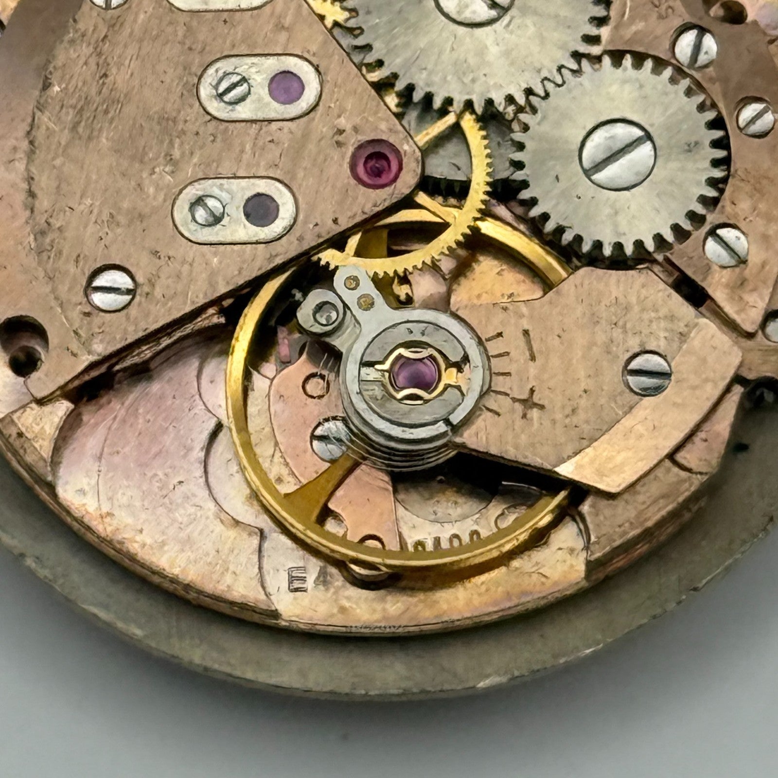 ETA 2408 Date Watch Movement The Angus Manual Wind Vintage Parts Repair 25.9mm