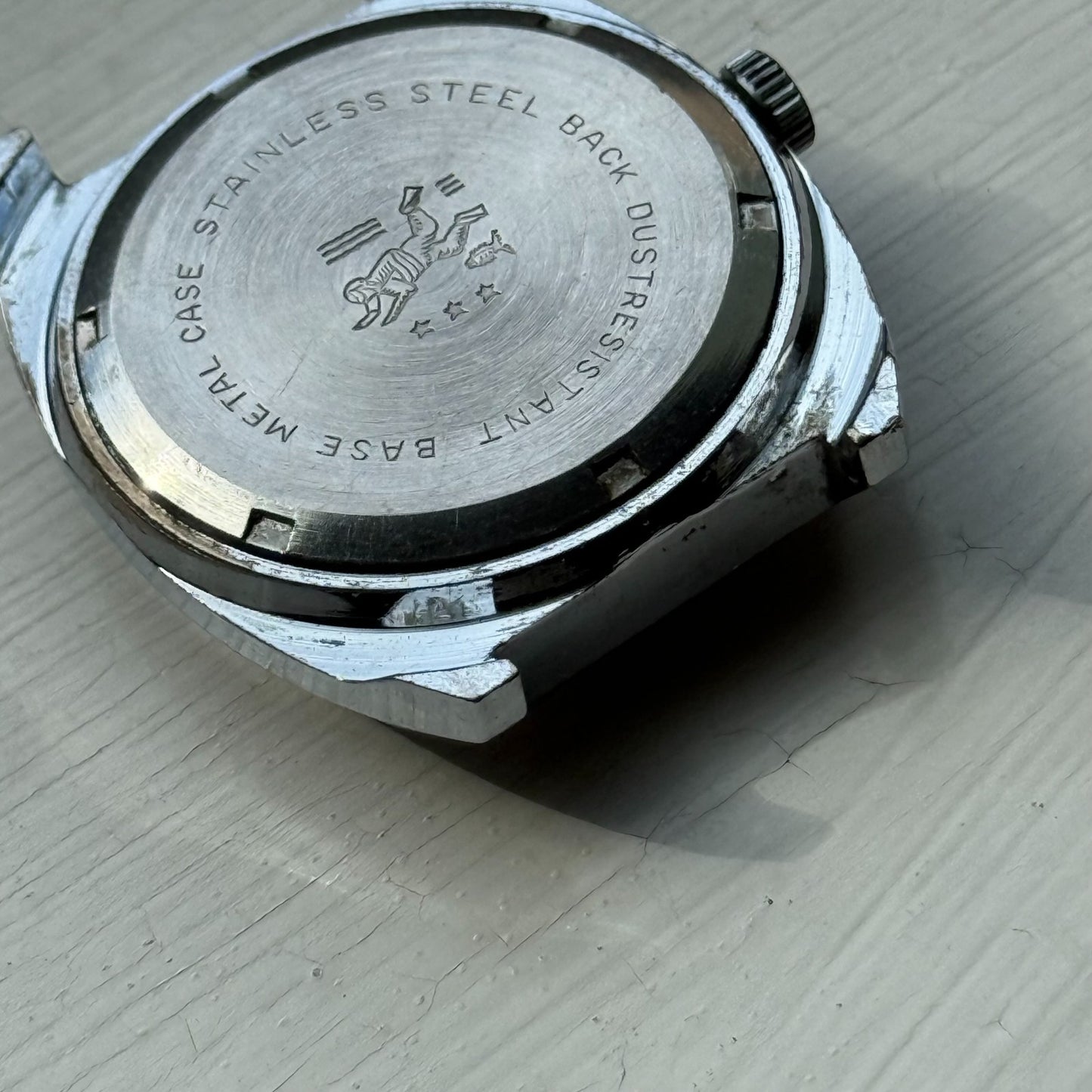 36mm Men's Vintage TV Shape Waterproof Date Swiss Manual Wind Watch PARTS REPAIR