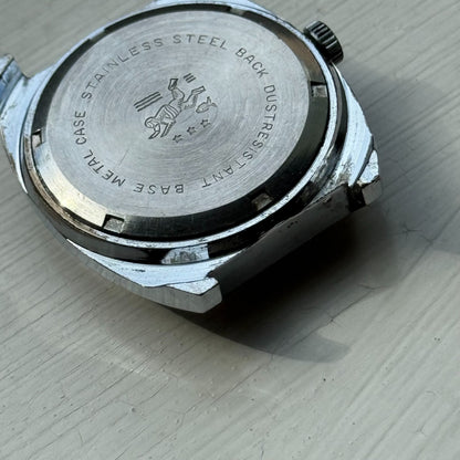 36mm Men's Vintage TV Shape Waterproof Date Swiss Manual Wind Watch PARTS REPAIR