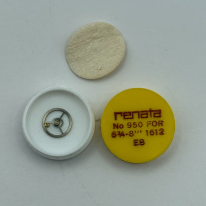 EB 1612 Balance Wheel Complete And Spring  6¾-8’’’ 950 Watch Movement Parts NOS