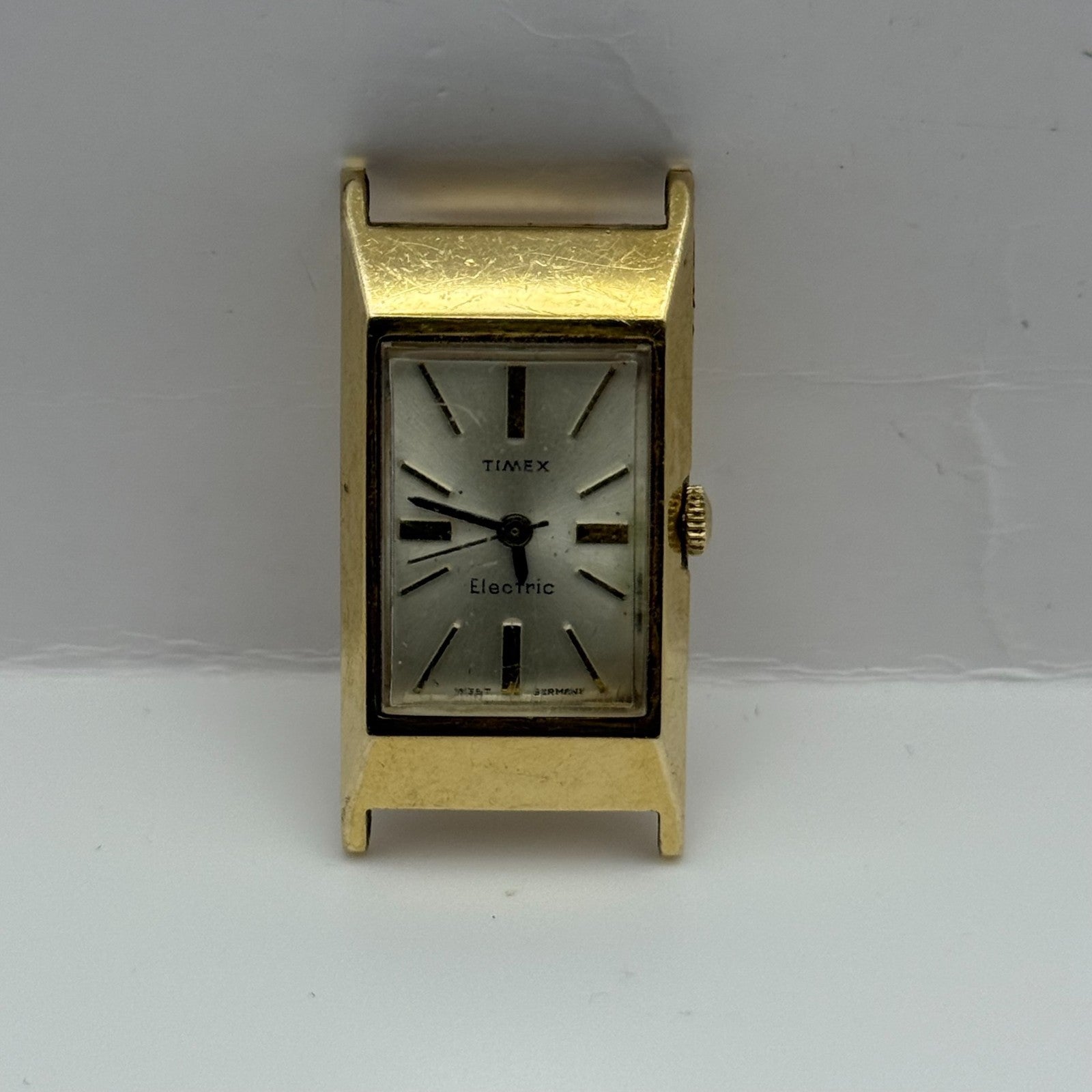 Timex Electric Ladies Quartz Watch 10k Rolled Gold Plated 18mm UNTESTED PARTS