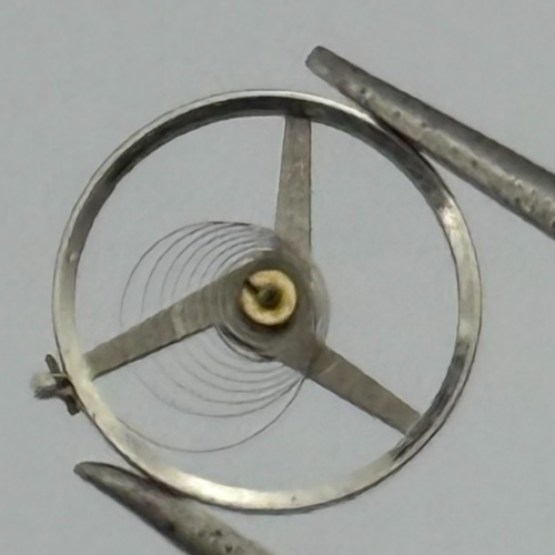 FEF 6660 Balance Wheel Complete And Spring  1711 M Watch Movement Parts