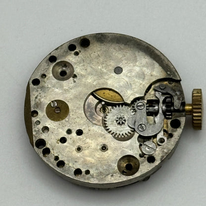 23.6mm Unidentified 15 Jewels Manual Wind Watch Movement Swiss Vintage PARTS