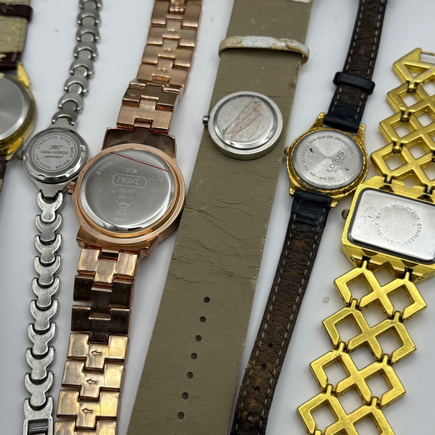 Bundle Of 16 Quartz Watches Job Lot Modern / Vintage Untested Parts / Repair