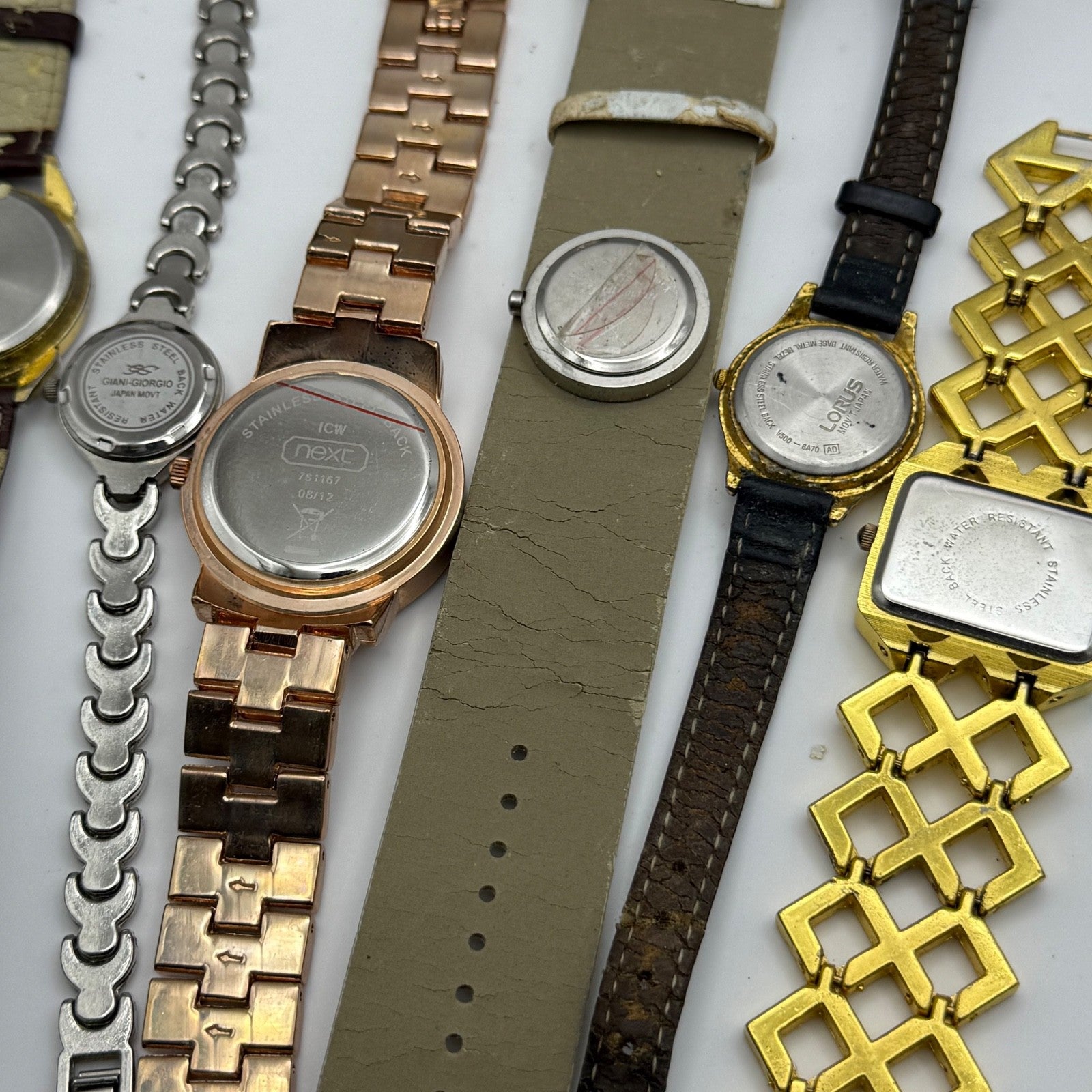 Bundle Of 16 Quartz Watches Job Lot Modern / Vintage Untested Parts / Repair