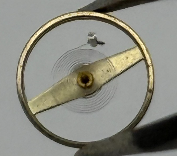 ST 69 Balance Wheel Complete And Spring Kif Inca 1138 Watch Movement Parts NOS