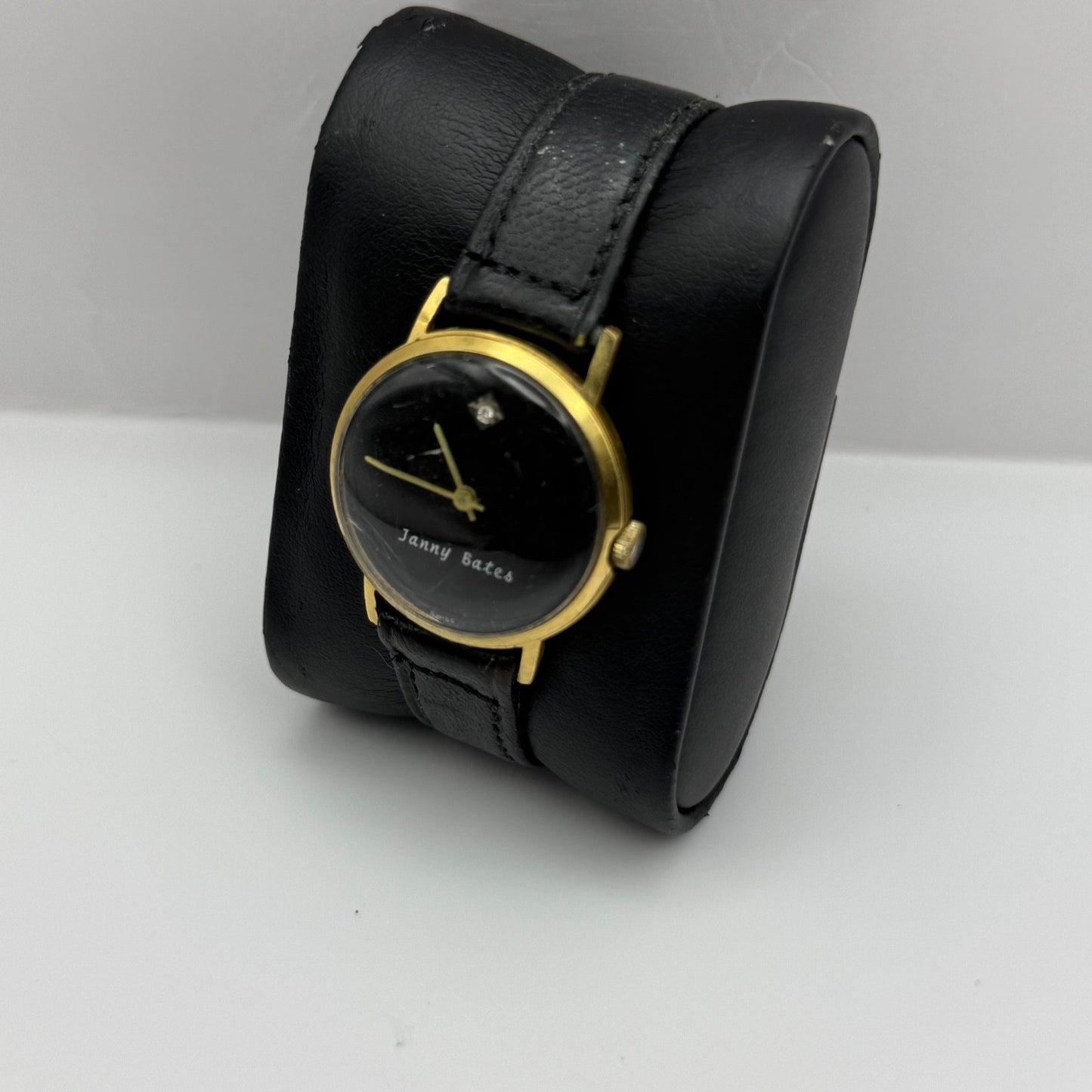 28mm Jenny Bates Swiss Gold Plated Vintage Manual Wind Watch PARTS / REPAIR