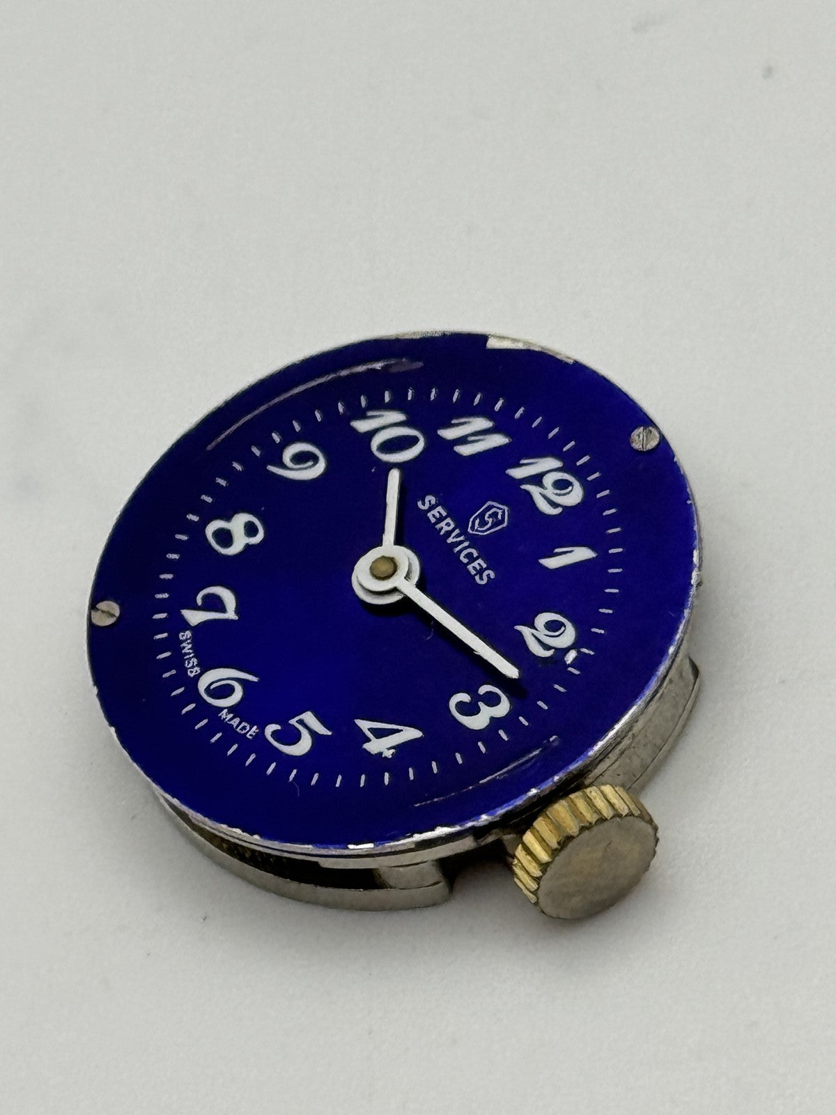 21.4mm Vintage Services Brac 2100 Manual Wind Swiss Watch Movement PARTS REPAIR