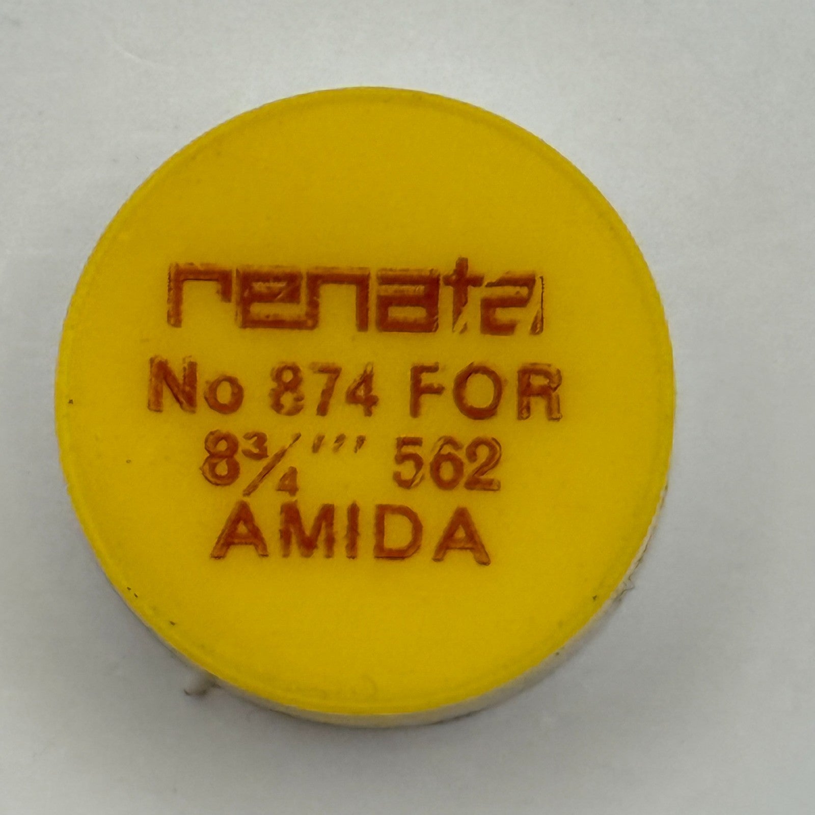 Amida 562 Balance Wheel Complete And Spring 8¾’’’ 874 Watch Movement Parts NOS