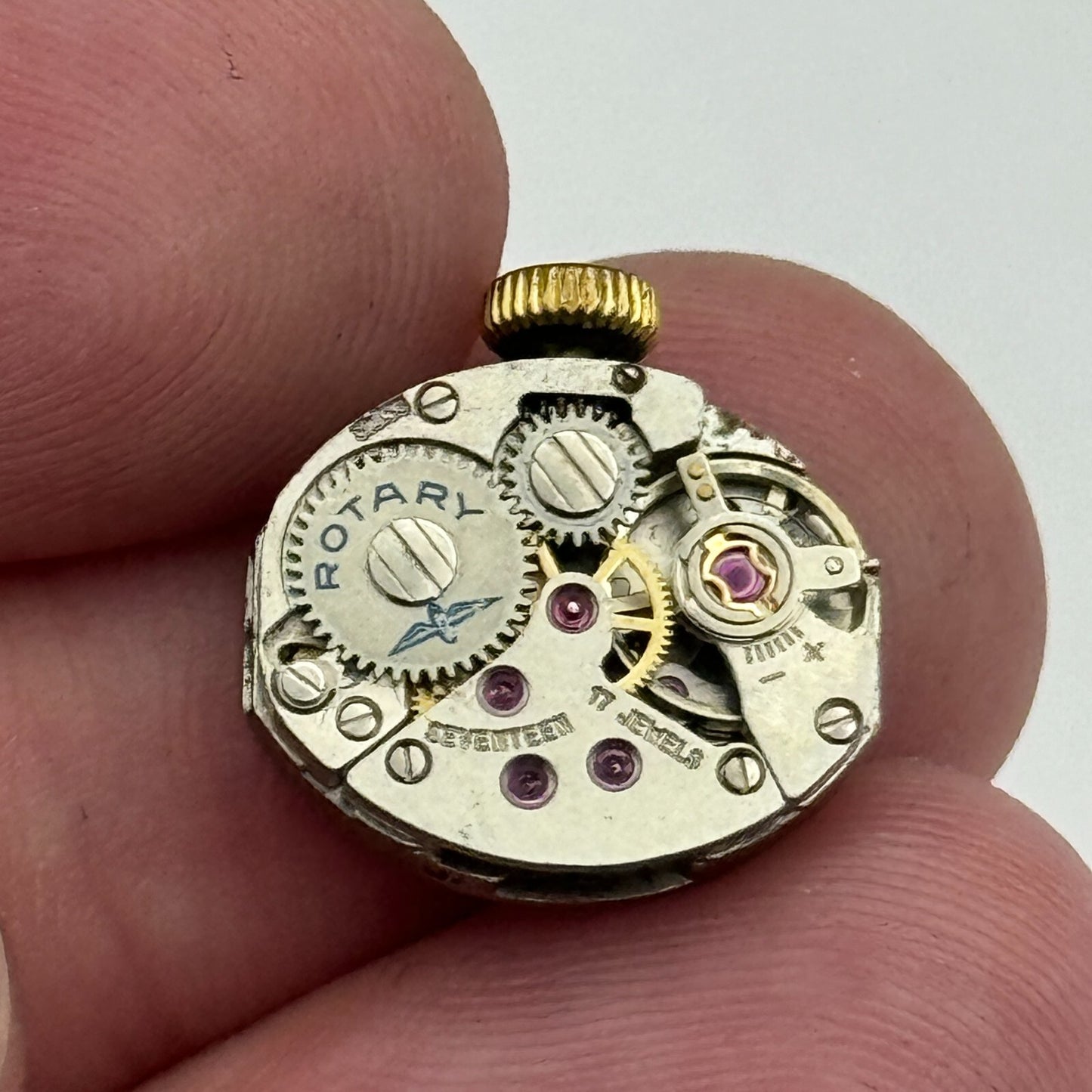 12.9mm Ladies Rotary AS 1977-2 A Schild Manual Wind Swiss Watch Movement PARTS