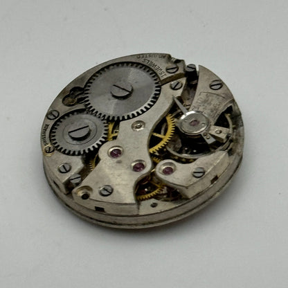 23.6mm FHF 1 Manual Wind 15 Jewels Watch Movement Swiss Vintage PARTS REPAIR