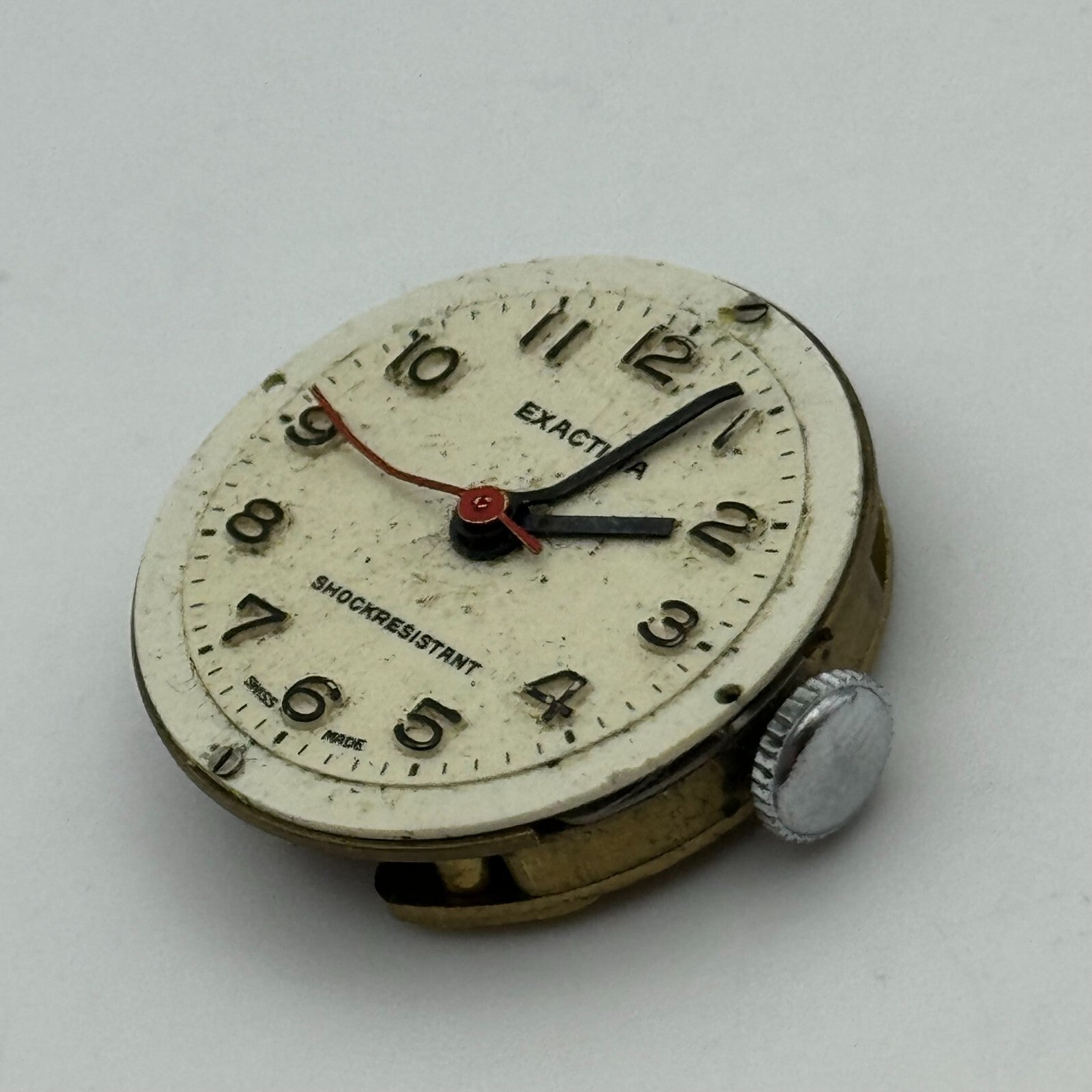 24.2mm R Lapanouse S.A. 1 Jewel Manual Wind Swiss Watch Movement Vintage PARTS