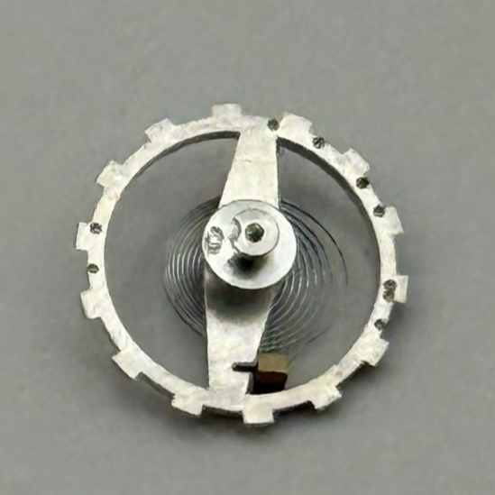 EB 1225 Balance Wheel Complete And Spring 5¼’’’ 112 M Watch Movement Parts NOS