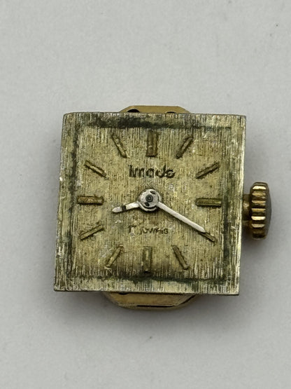 12.9mm Vintage Imado AS 1977-2 Manual Wind Swiss Watch Movement PARTS REPAIR