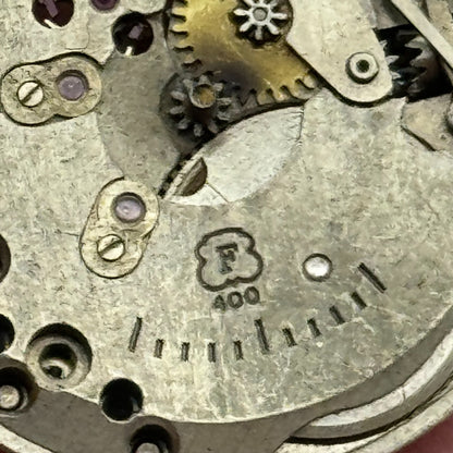 25.9mm Men's Felsa F 400 Manual Wind 17 Jewels Swiss Watch Movement PARTS SPARES
