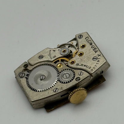 1939 Vintage 15/0s Elgin 536 Model 1 American Watch Movement PARTS REPAIR