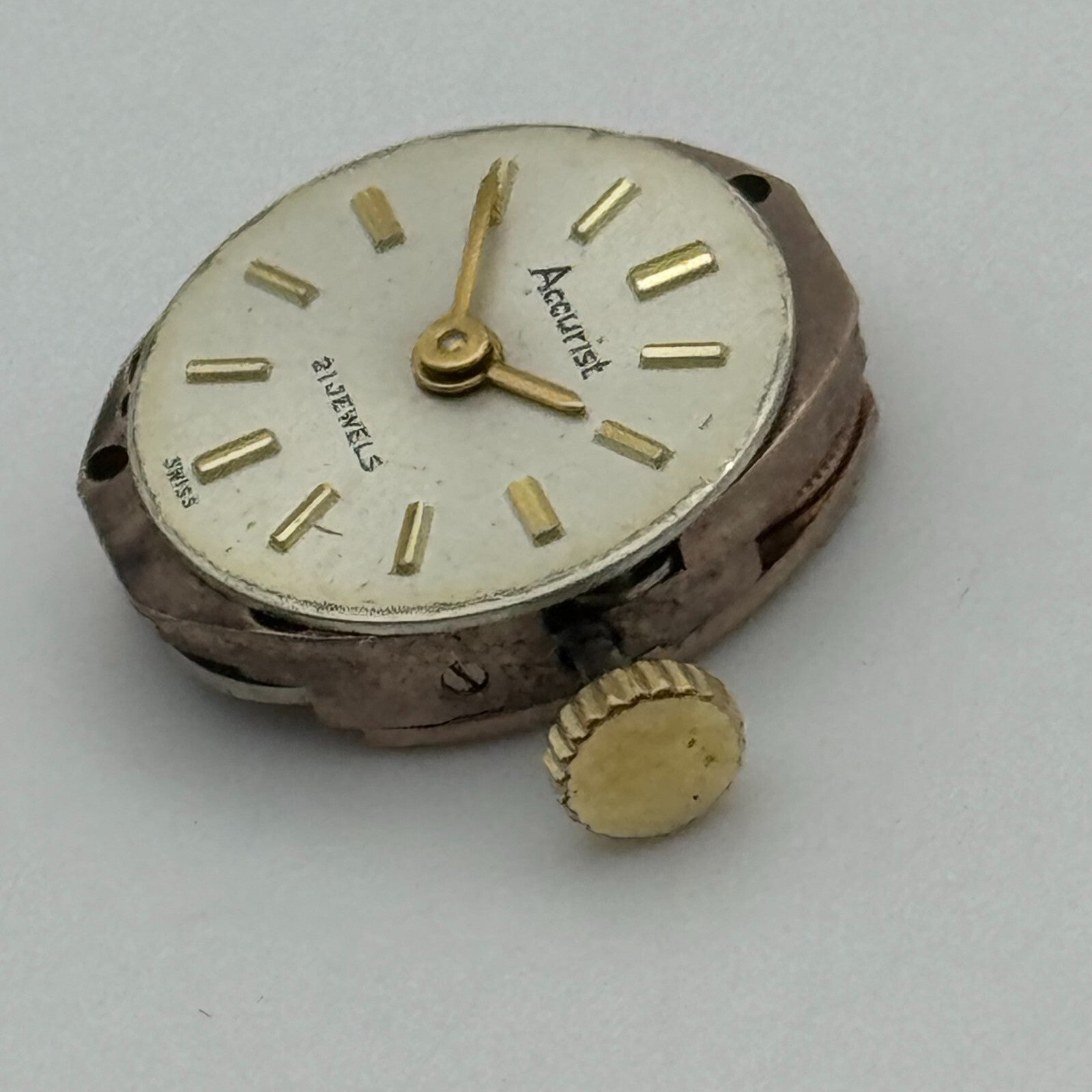 13mm Ladies Accurist ETA 2487 Manual Wind 21 Jewels Swiss Watch Movement PARTS
