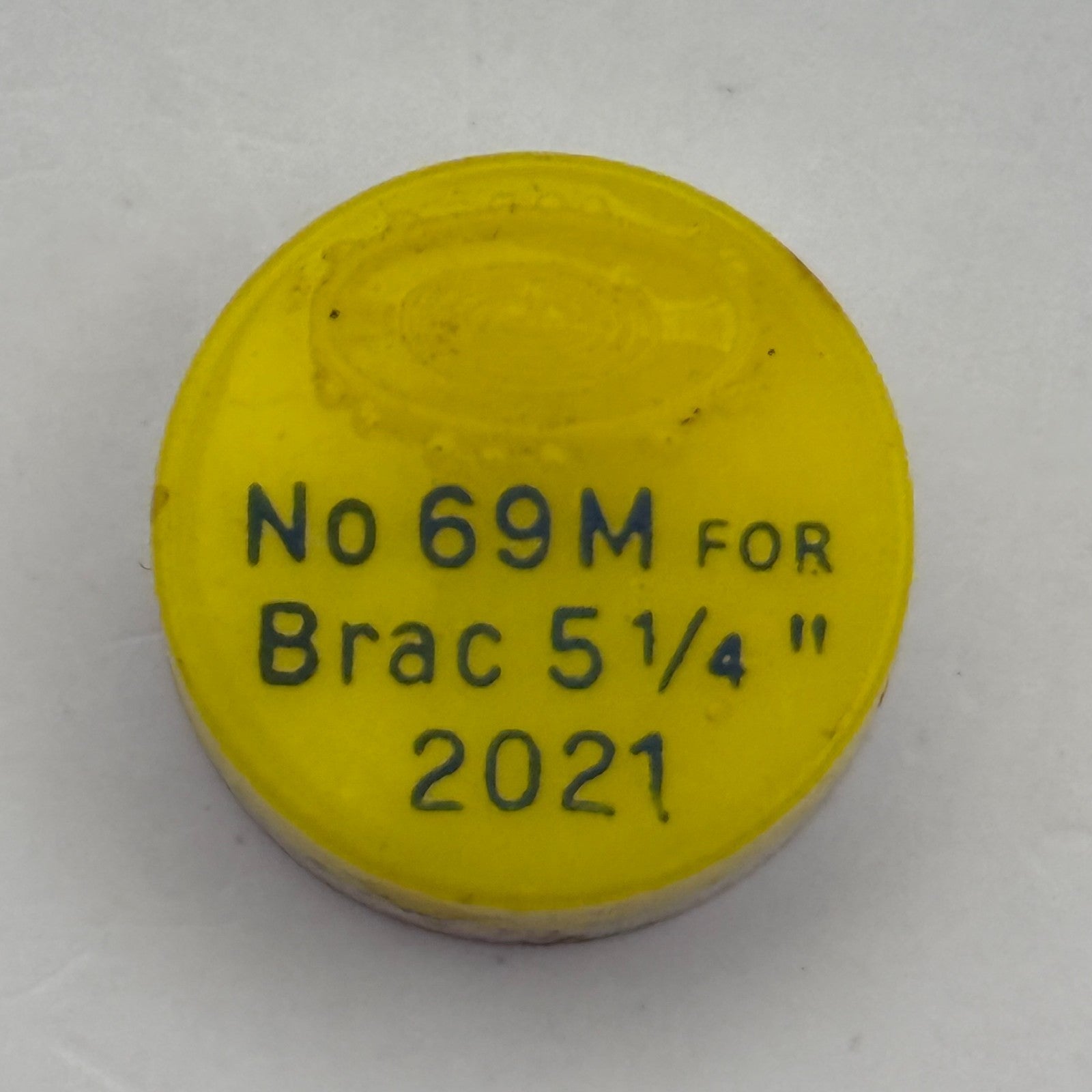 Brac 2021 Balance Wheel Complete And Spring  5¼’’’ 69 M Watch Movement Parts NOS