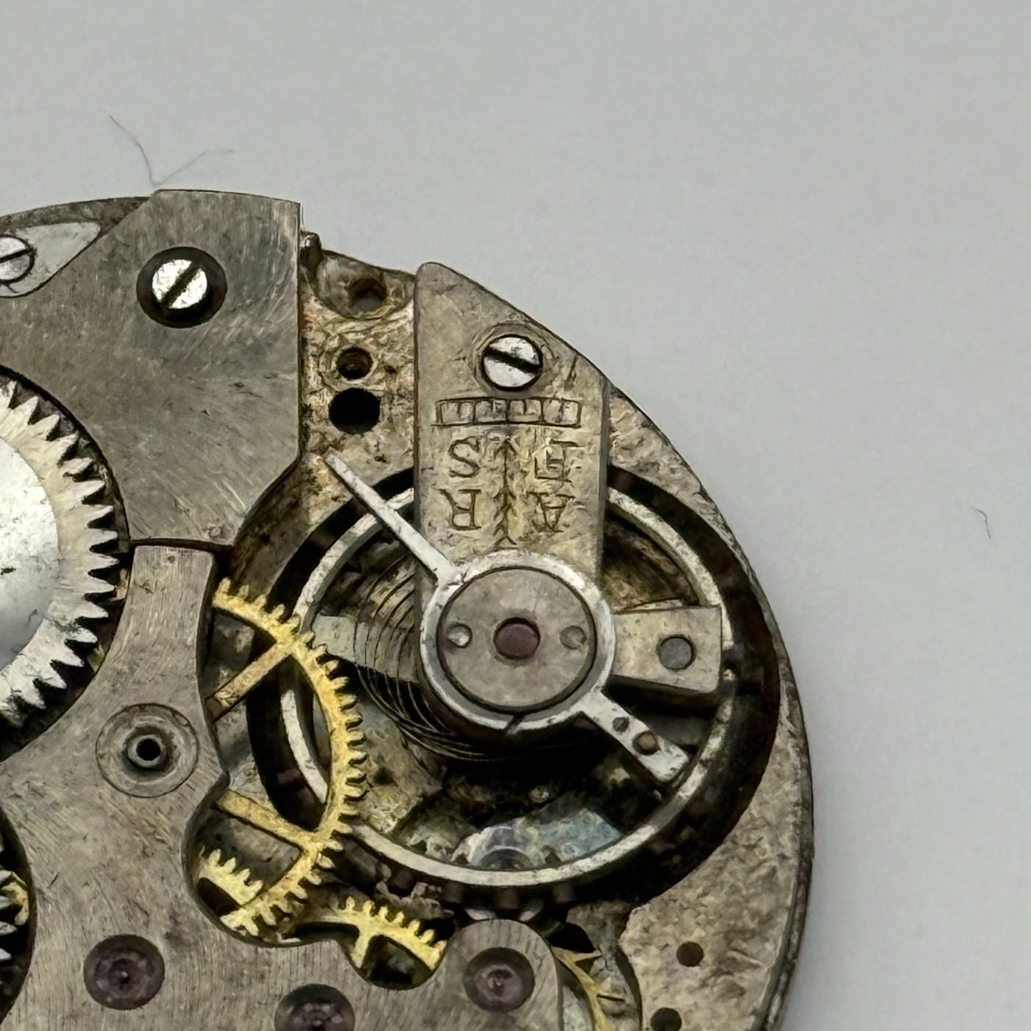 AS A Schild Trench Watch Movement Manual Wind Vintage Swiss Parts Repair 28.8mm