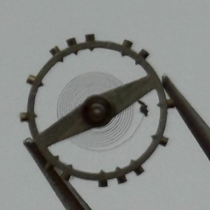 AV 41 Balance Wheel Complete And Spring 5 1/4’’’ Renata Watch Movement Parts NOS