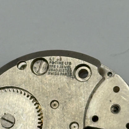Sonceboz ES 55 Watch Movement PG Time Manual Wind Vintage Parts Repair 27mm
