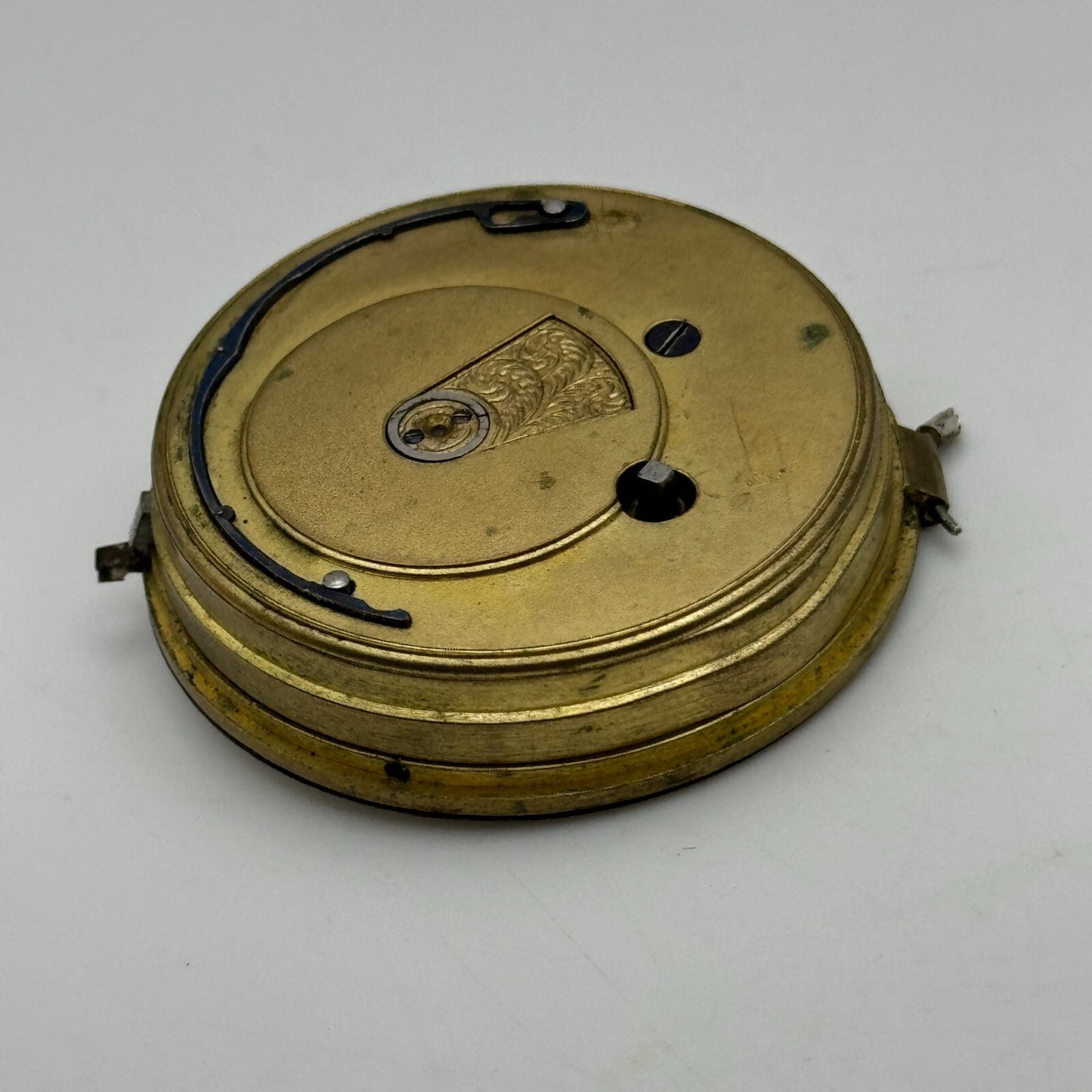 42.9mm Antique Reversing Pinion English Pocket Watch Movement PARTS SPARES