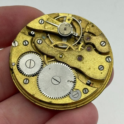 40.7mm Swiss 24 Hour Dial Sub Seconds Pocket Watch Movement Hands PARTS SPARES