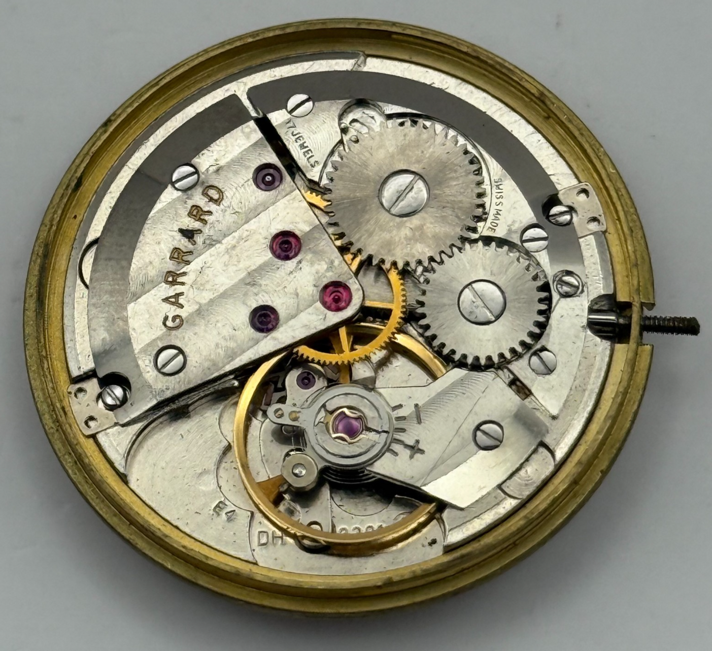 ETA 2391 Watch Movement Garrard Manual Wind Vintage Swiss Parts Repair 29.3mm
